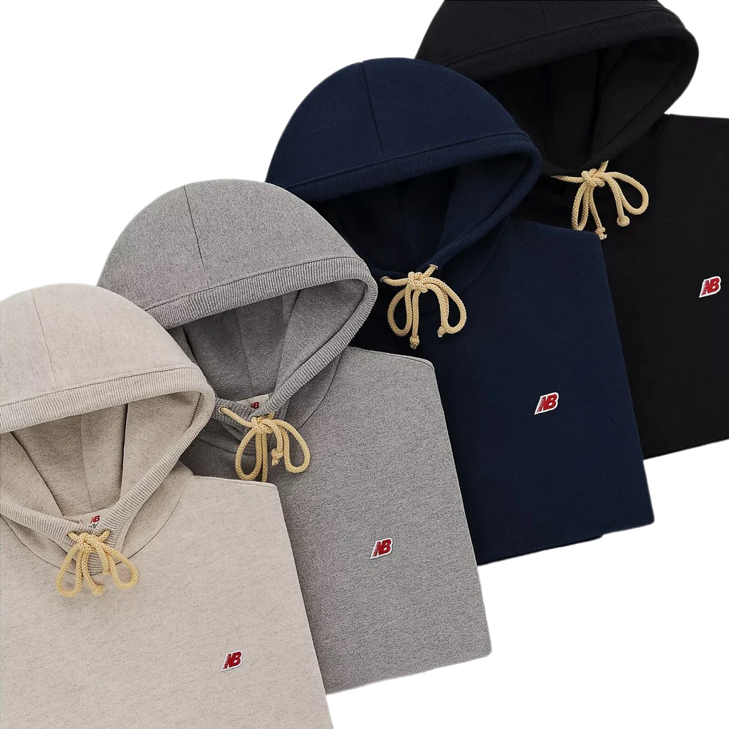 New Balance Made in USA Core Hoodie Oatmeal Heather MT21540OTH