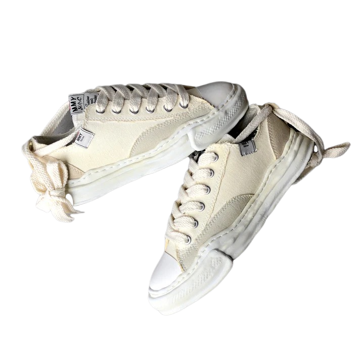 Maison MIHARA YASUHIRO x Nigel Cabourn Over Dyed Ivory Sneaker