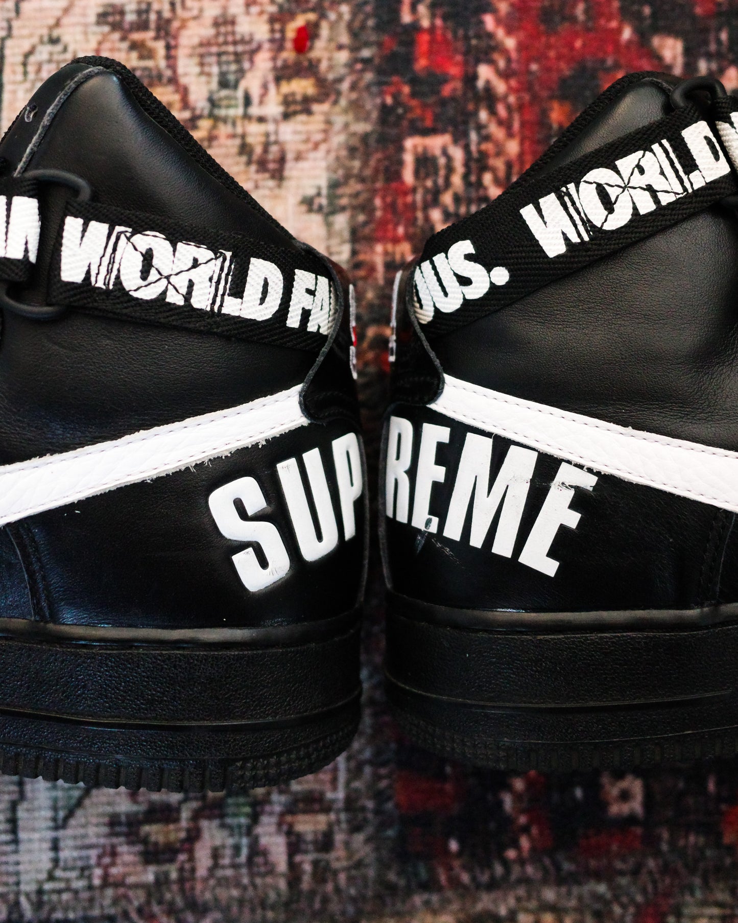 Nike Air Force 1 High Supreme World Famous Black (698696-010)