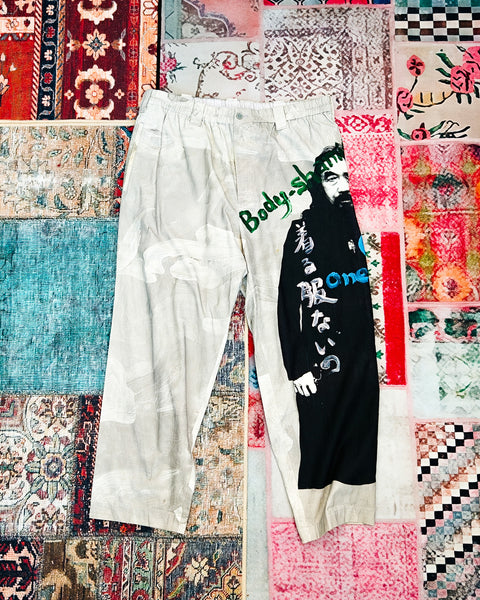 Yohji Yamamoto paint pants HW-P59-031-1