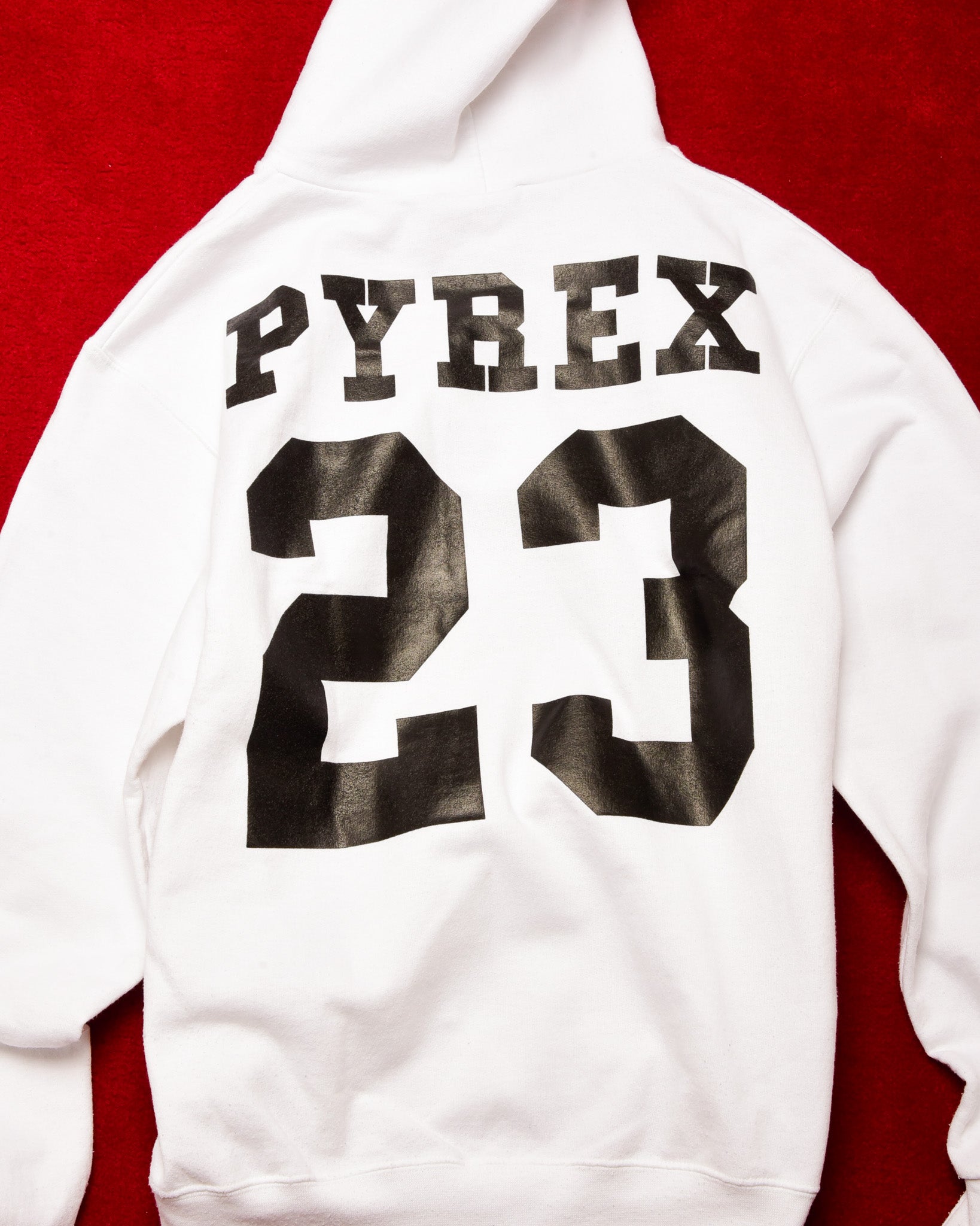 Pyrex vision Champion 23 パーカー off white Pyrex Vision x Champion White Hoodie – The Red Carpet