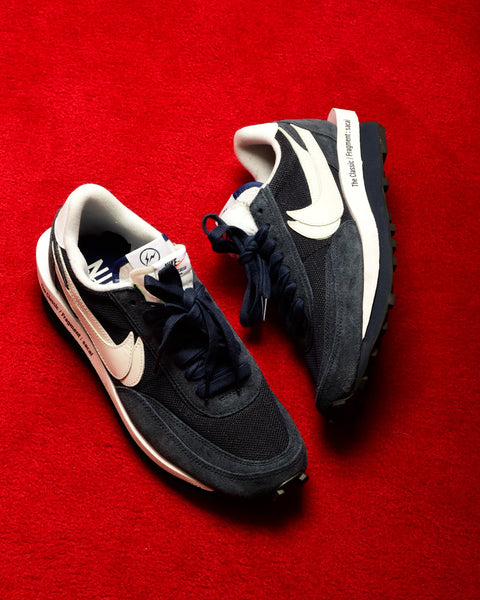fragment design x sacai x Nike LDwaffle Navy