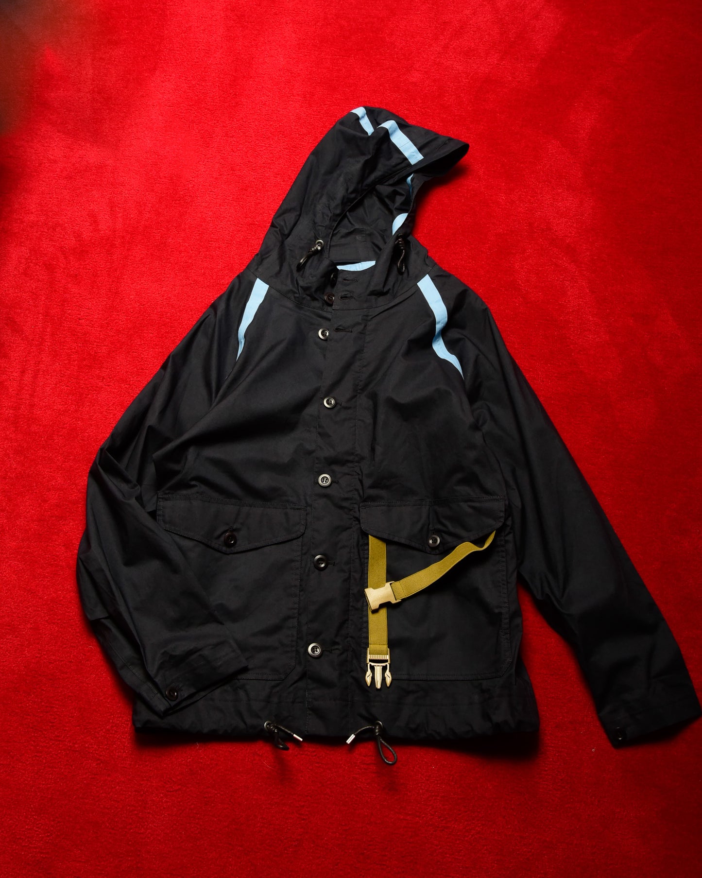 Nigel Cabourn Aircraft Taped Packaway Jacket Navy