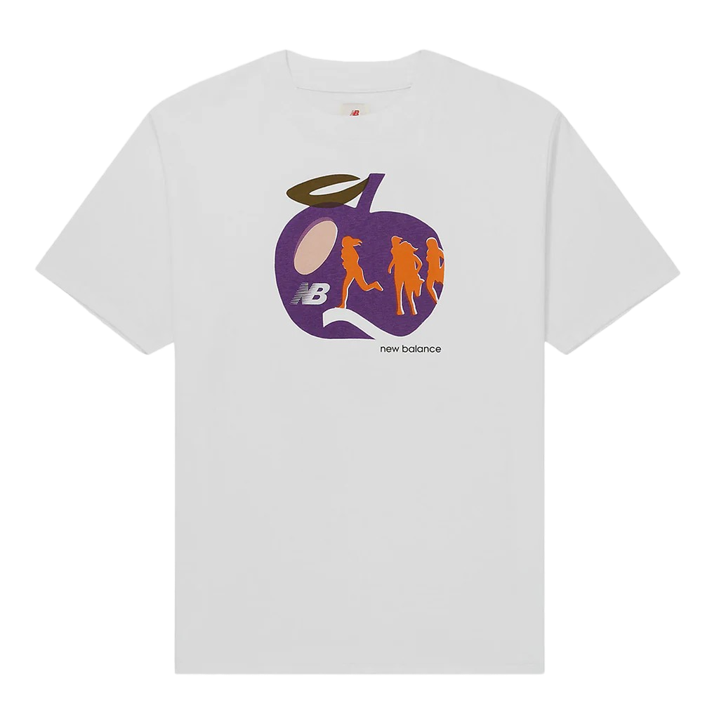New Balance Made in USA APPLE GRAPHIC TEE White MT31547WT