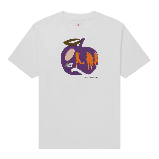 New Balance Made in USA APPLE GRAPHIC TEE White MT31547WT
