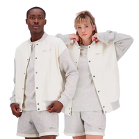 New Balance Uni-ssentials Undyed French Terry Varsity Jacket UJ31551GIE