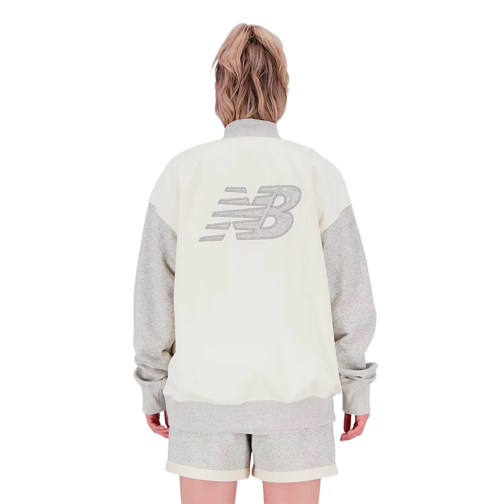 New Balance Uni-ssentials Undyed French Terry Varsity Jacket UJ31551GIE