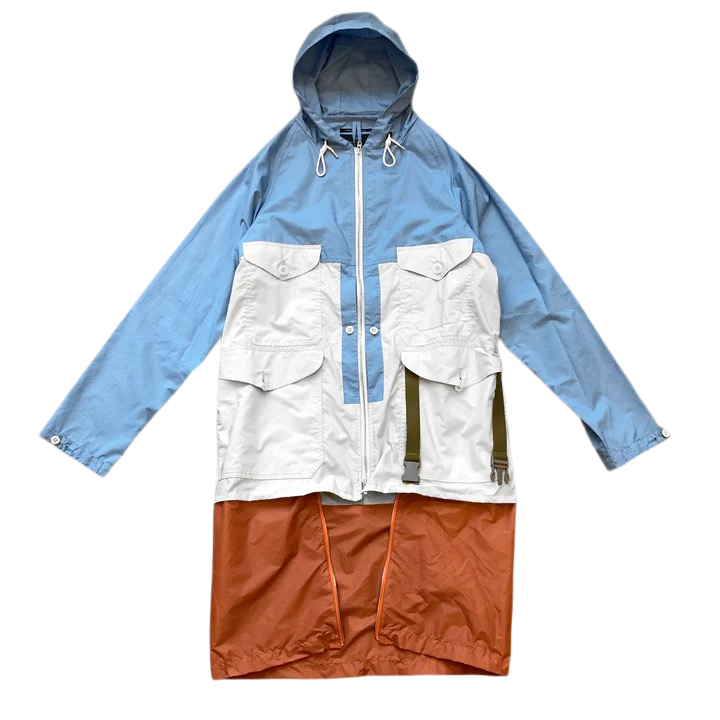 Nigel Cabourn Packaway Cameraman Jacket Blue White