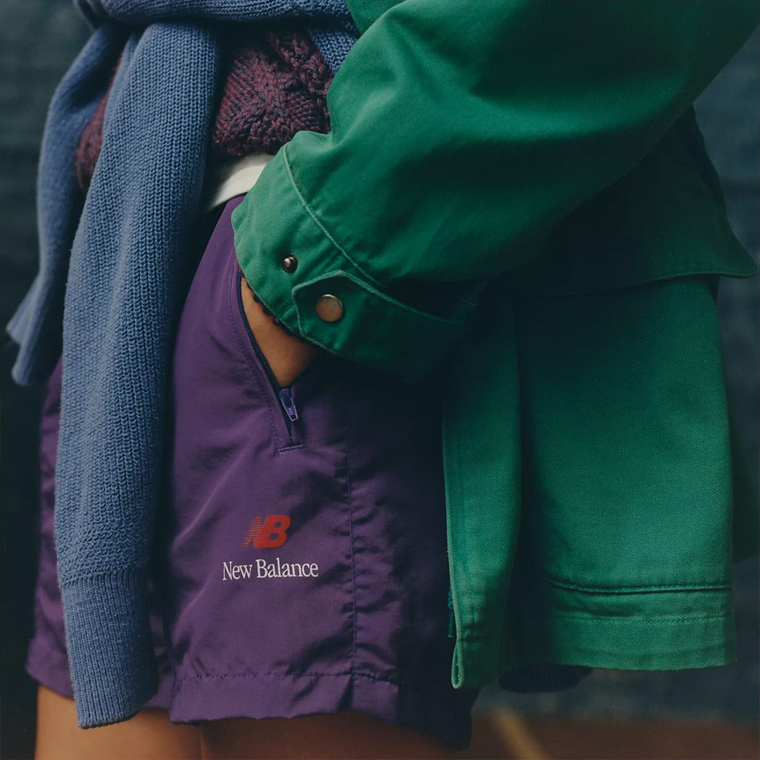 New Balance Made in USA Pintuck Short Prism Purple MS31541PRP