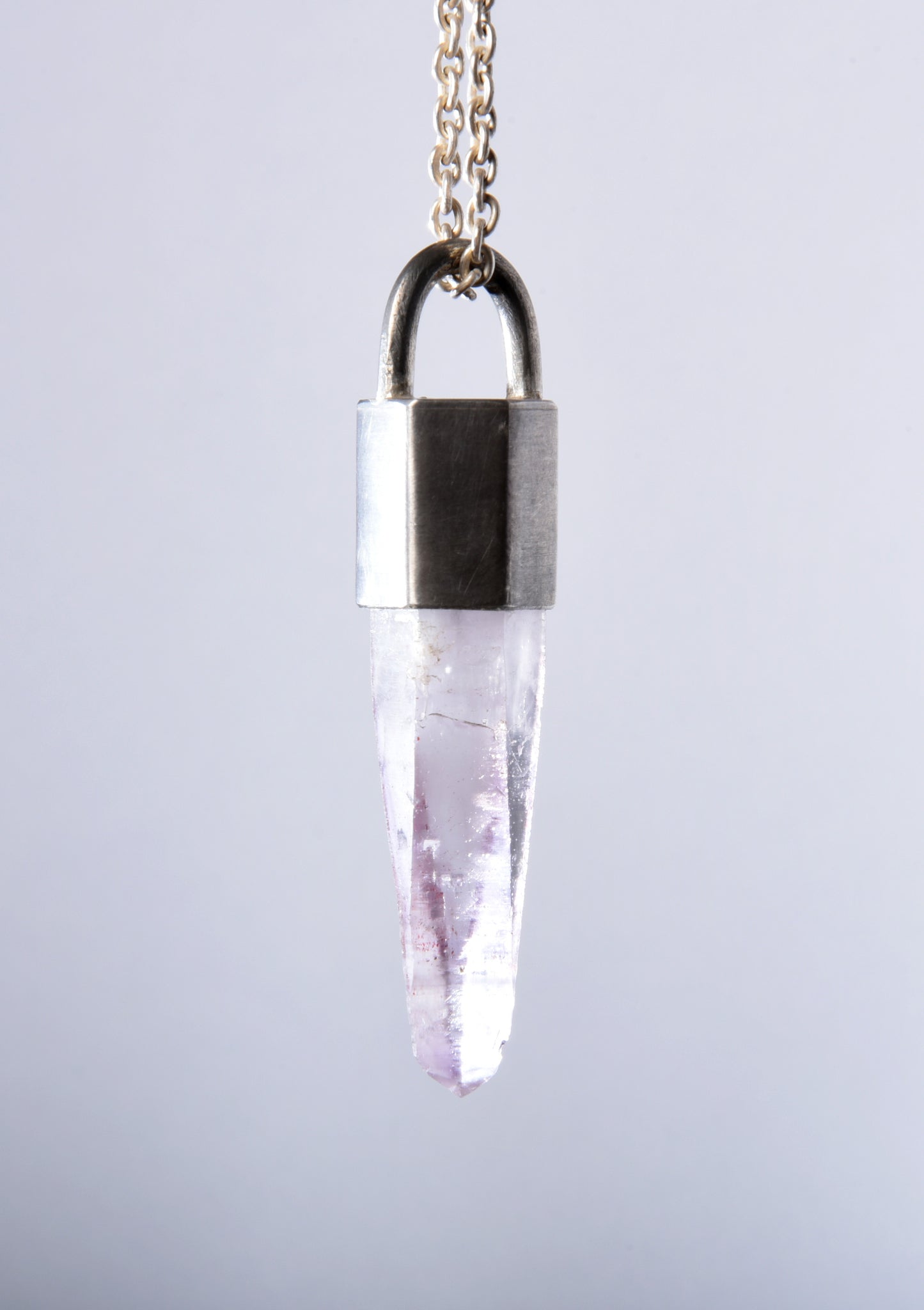 Parts of Four Talisman Necklace SPECIMEN (Pink Quartz, DA+Q)