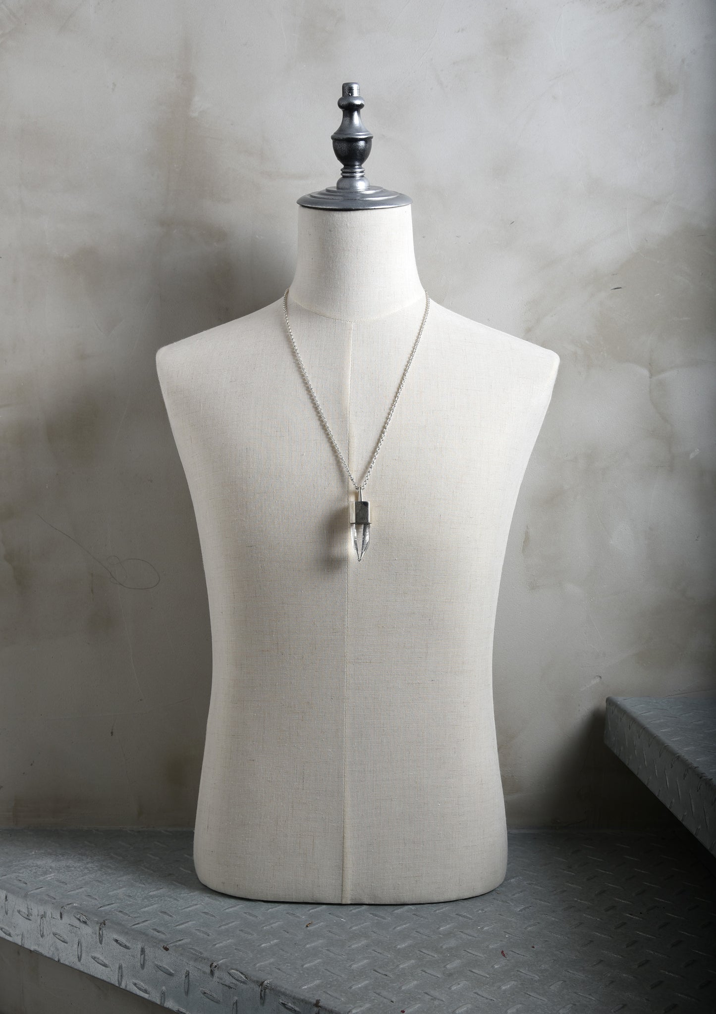 Parts of Four Talisman Necklace SPECIMEN (Brandberg Amethyst Quartz, MA+BAQ)