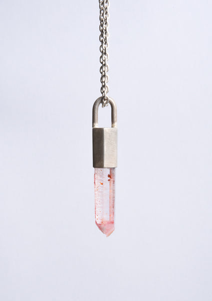 Parts of Four Talisman Necklace SPECIMEN (Messing Quartz, DA+Q)