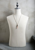 Parts of Four Talisman Necklace SPECIMEN (Messing Quartz, DA+Q)