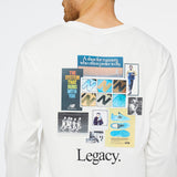 New Balance Athletics Legacies Graphic Collage Long Sleeve Tee MT23568WT