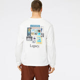 New Balance Athletics Legacies Graphic Collage Long Sleeve Tee MT23568WT