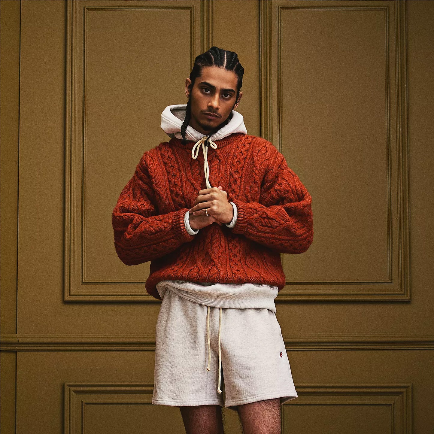 New Balance Made in USA Core Hoodie Oatmeal Heather MT21540OTH