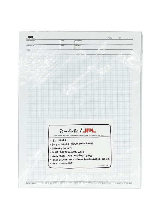 Tom Sachs JPL Notepad